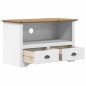 vidaXL Mueble de TV con 2 cajones BODO madera pino marrón 91x43x56 cm vidaXL Mueble de TV con 2 cajones BODO madera pino marrón 91x43x56 cm