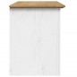 vidaXL Mueble de TV con 2 cajones BODO madera pino marrón 91x43x56 cm vidaXL Mueble de TV con 2 cajones BODO madera pino marrón 91x43x56 cm