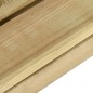 vidaXL Banco de jardín de madera de pino impregnada 90 cm vidaXL Banco de jardín de madera de pino impregnada 90 cm