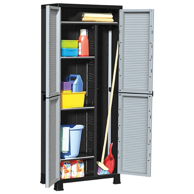 vidaXL Armario de plástico 68x39x171,5 cm vidaXL Armario de plástico 68x39x171,5 cm