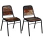 vidaXL Sillas de comedor 2 unidades madera maciza reciclada vidaXL Sillas de comedor 2 unidades madera maciza reciclada