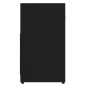 vidaXL Armario de baño madera contrachapada negro 60x33x61 cm vidaXL Armario de baño madera contrachapada negro 60x33x61 cm