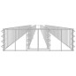 vidaXL Arriate de gaviones de acero galvanizado 450x30x10 cm vidaXL Arriate de gaviones de acero galvanizado 450x30x10 cm