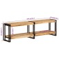 vidaXL Mueble de TV madera maciza de mango 140x30x40 cm