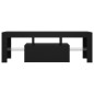 vidaXL Mueble de TV con luces LED negro 120x35x40 cm