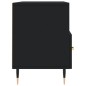 vidaXL Mueble de TV madera de ingeniería negro 102x36x50 cm vidaXL Mueble de TV madera de ingeniería negro 102x36x50 cm