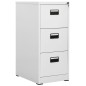 vidaXL Armario archivador de acero gris claro 46x62x102,5 cm vidaXL Armario archivador de acero gris claro 46x62x102,5 cm