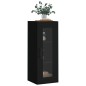 vidaXL Armario de pared negro 34,5x34x90 cm vidaXL Armario de pared negro 34,5x34x90 cm