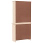 vidaXL Aparador alto ALTA madera maciza de pino 77x35x165 cm