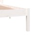 vidaXL Estructura de cama madera maciza de pino blanco 180x200 cm vidaXL Estructura de cama madera maciza de pino blanco 180x200 cm