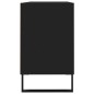 vidaXL Mueble de TV madera de ingeniería negro 103,5x30x50 cm
