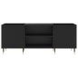 vidaXL Mueble para discos madera contrachapada negro 121x38x48 cm vidaXL Mueble para discos madera contrachapada negro 121x38x48 cm