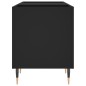 vidaXL Mueble para discos madera contrachapada negro 121x38x48 cm vidaXL Mueble para discos madera contrachapada negro 121x38x48 cm