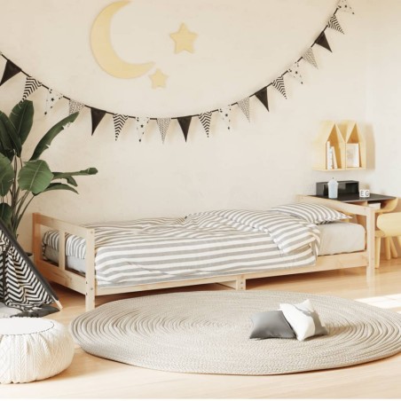 vidaXL Estructura de cama para niños madera maciza de pino 80x200 cm