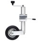 vidaXL Rueda jockey para remolque con abrazadera partida acero 60 mm vidaXL Rueda jockey para remolque con abrazadera partida acero 60 mm