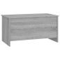 vidaXL Mesa de centro madera contrachapada gris Sonoma 102x55,5x52,5cm vidaXL Mesa de centro madera contrachapada gris Sonoma 102x55,5x52,5cm