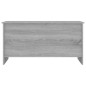 vidaXL Mesa de centro madera contrachapada gris Sonoma 102x55,5x52,5cm vidaXL Mesa de centro madera contrachapada gris Sonoma 102x55,5x52,5cm