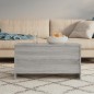 vidaXL Mesa de centro madera contrachapada gris Sonoma 102x55,5x52,5cm vidaXL Mesa de centro madera contrachapada gris Sonoma 102x55,5x52,5cm