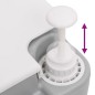 vidaXL Inodoro de camping portátil HDPE gris y blanco 10+10 L vidaXL Inodoro de camping portátil HDPE gris y blanco 10+10 L