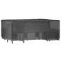 vidaXL Funda para muebles de jardín 16 ojales rectangular 300x250x90cm vidaXL Funda para muebles de jardín 16 ojales rectangular 300x250x90cm