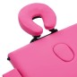 vidaXL Camilla de masaje plegable 3 zonas madera rosa vidaXL Camilla de masaje plegable 3 zonas madera rosa