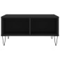 vidaXL Mesa de centro madera de ingeniería negro 60x60x30 cm vidaXL Mesa de centro madera de ingeniería negro 60x60x30 cm