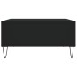 vidaXL Mesa de centro madera de ingeniería negro 60x60x30 cm vidaXL Mesa de centro madera de ingeniería negro 60x60x30 cm