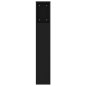vidaXL Mueble cabecero negro 140x18,5x104,5 cm