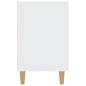 vidaXL Aparador de madera de ingeniería blanco 100x36x60 cm vidaXL Aparador de madera de ingeniería blanco 100x36x60 cm