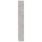 vidaXL Estantería de 5 niveles contrachapada gris hormigón 60x24x175cm vidaXL Estantería de 5 niveles contrachapada gris hormigón 60x24x175cm