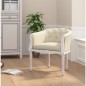 vidaXL Silla de comedor de lino beige vidaXL Silla de comedor de lino beige