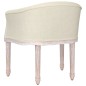 vidaXL Silla de comedor de lino beige vidaXL Silla de comedor de lino beige