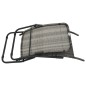 vidaXL Tumbona plegable de ratán sintético gris vidaXL Tumbona plegable de ratán sintético gris