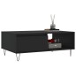 vidaXL Mesa de centro madera de ingeniería negro 90x60x35 cm vidaXL Mesa de centro madera de ingeniería negro 90x60x35 cm