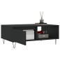 vidaXL Mesa de centro madera de ingeniería negro 90x60x35 cm vidaXL Mesa de centro madera de ingeniería negro 90x60x35 cm