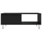 vidaXL Mesa de centro madera de ingeniería negro 90x60x35 cm vidaXL Mesa de centro madera de ingeniería negro 90x60x35 cm