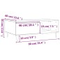 vidaXL Mesa de centro madera de ingeniería negro 90x60x35 cm vidaXL Mesa de centro madera de ingeniería negro 90x60x35 cm