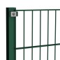 vidaXL Panel de valla con postes hierro verde 1,7x0,8 m vidaXL Panel de valla con postes hierro verde 1,7x0,8 m