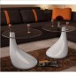 vidaXL Mesa de centro superficie redonda vidrio blanco brillante 2 uds vidaXL Mesa de centro superficie redonda vidrio blanco brillante 2 uds
