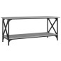 vidaXL Mesa de centro madera y hierro gris Sonoma 100x45x45 cm vidaXL Mesa de centro madera y hierro gris Sonoma 100x45x45 cm