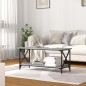 vidaXL Mesa de centro madera y hierro gris Sonoma 100x45x45 cm vidaXL Mesa de centro madera y hierro gris Sonoma 100x45x45 cm