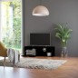 vidaXL Mueble de TV madera contrachapada negra 120x34x37 cm vidaXL Mueble de TV madera contrachapada negra 120x34x37 cm