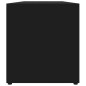 vidaXL Mueble de TV madera contrachapada negra 120x34x37 cm vidaXL Mueble de TV madera contrachapada negra 120x34x37 cm