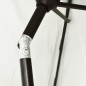 vidaXL Sombrilla voladiza 3 m blanca arena