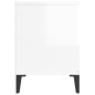vidaXL Mesita de noche blanco brillante 40x35x50 cm vidaXL Mesita de noche blanco brillante 40x35x50 cm