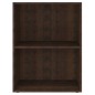 vidaXL Estantería de madera de ingeniería roble ahumado 60x31x78 cm vidaXL Estantería de madera de ingeniería roble ahumado 60x31x78 cm