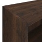 vidaXL Estantería de madera de ingeniería roble ahumado 60x31x78 cm vidaXL Estantería de madera de ingeniería roble ahumado 60x31x78 cm