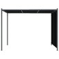 vidaXL Pérgola de jardín con tejado retráctil gris antracita 3x3 m vidaXL Pérgola de jardín con tejado retráctil gris antracita 3x3 m