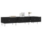 vidaXL Mueble de TV madera de ingeniería negro 150x36x30 cm vidaXL Mueble de TV madera de ingeniería negro 150x36x30 cm