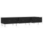 vidaXL Mueble de TV madera de ingeniería negro 150x36x30 cm vidaXL Mueble de TV madera de ingeniería negro 150x36x30 cm